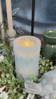 White Rock Fountain Candle