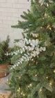 White Snowed Eucalyptus Spray
