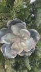 Blue Holiday Magnolia Spray