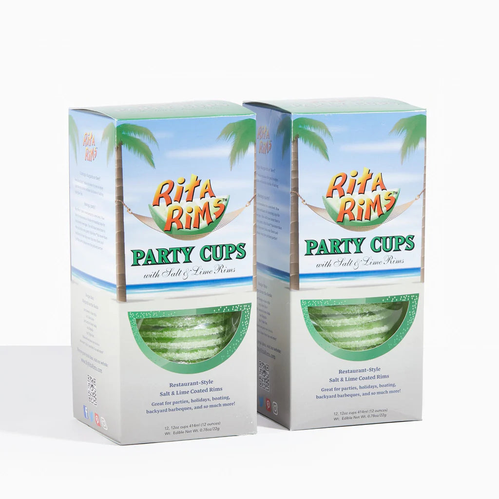 Salt & Lime Pre-Rimmed Cocktail Cups
