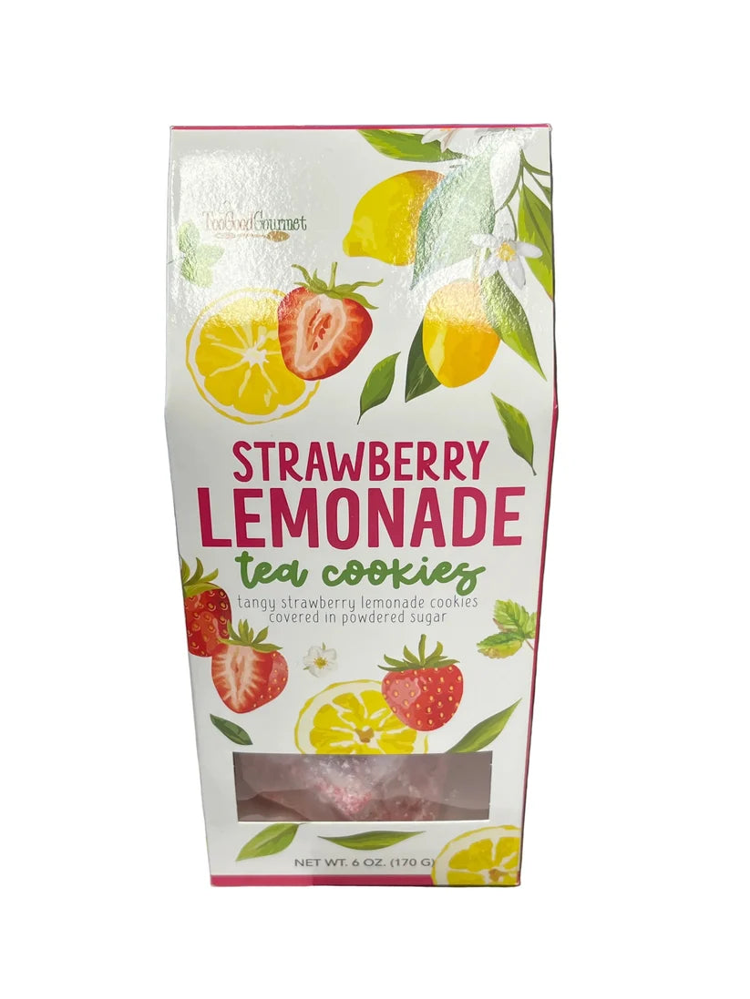 Strawberry Lemonade Tea Cookies