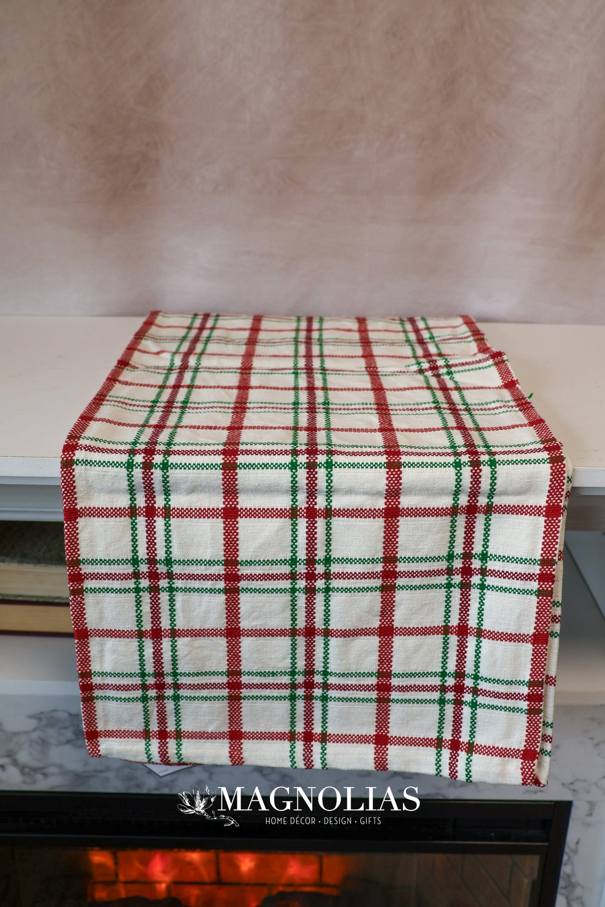 Holiday Party Plaid Table Runner