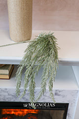 Green Glittered Amaranthus Spray