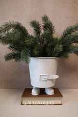 Jolly Metal Santa Pants Planter