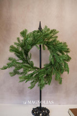 20" Winter Greens Pine Wreath