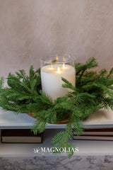 20" Winter Greens Pine Wreath