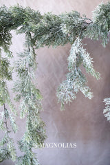 90" Fairisle Cedar Draping Garland