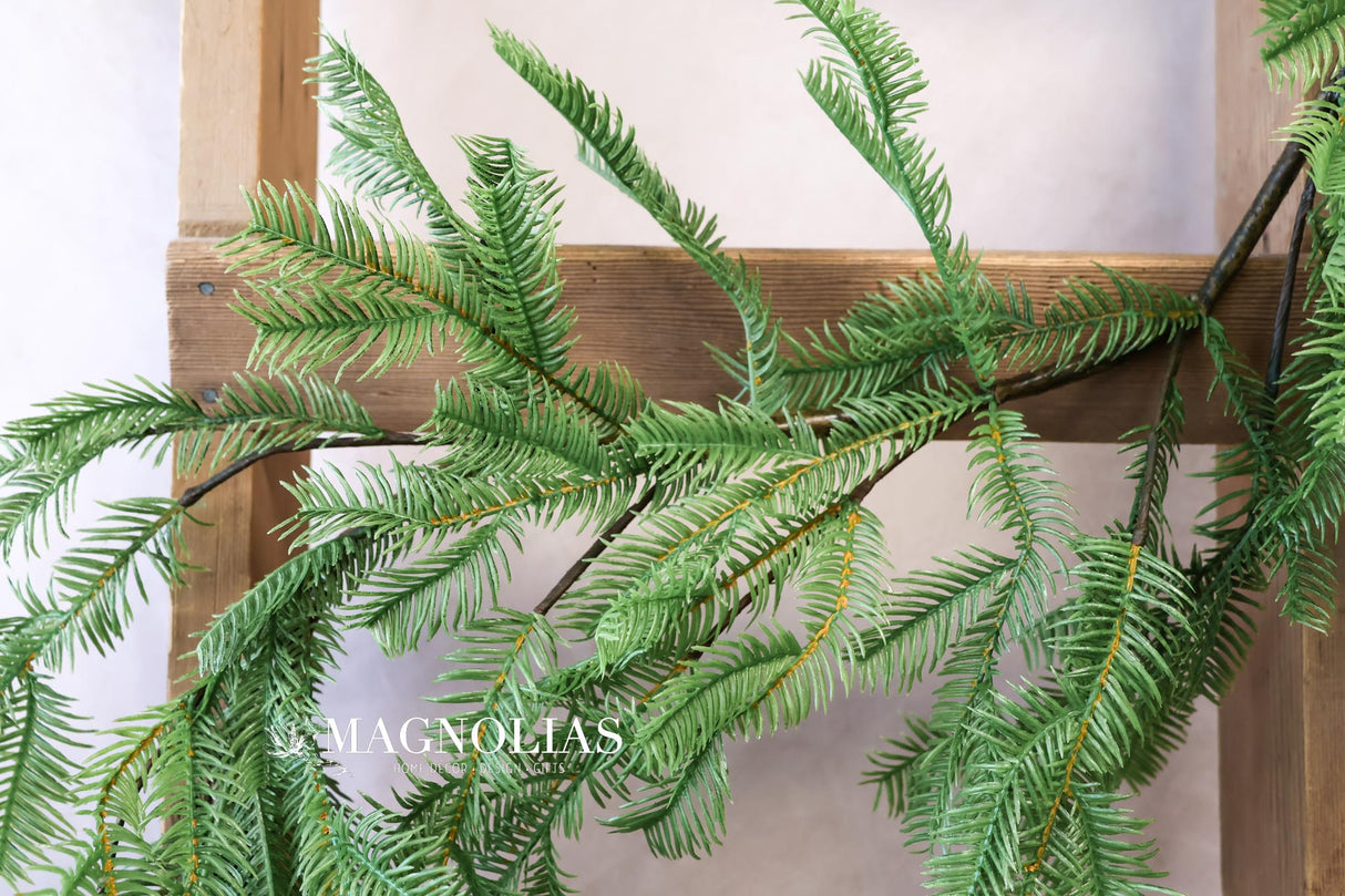 6' Winter Greens Pine Garland