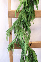 5' Real Touch Norfolk Pine Garland