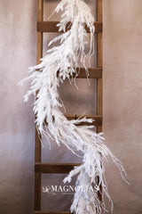 6' Snow Day Flocked Cedar Garland