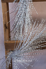 6' Silver Tinsel Garland