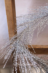 6' Silver Tinsel Garland