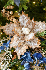 Elegant Gingerbread Poinsettia