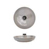 Stoneware Bowl with Snowman Shaped Toothpick Holder (Each Will Vary)