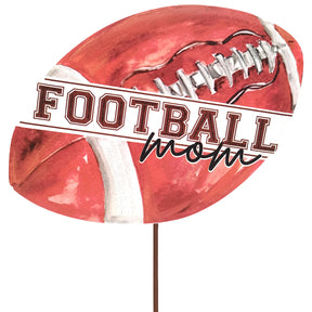 Beck's Football Mom Garden Stake