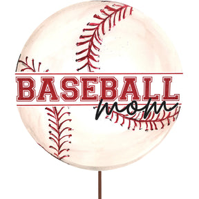 Beck's Baseball Mom Garden Stake