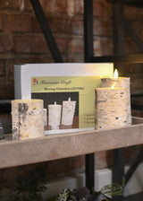 Birch Moving LED Candle Set