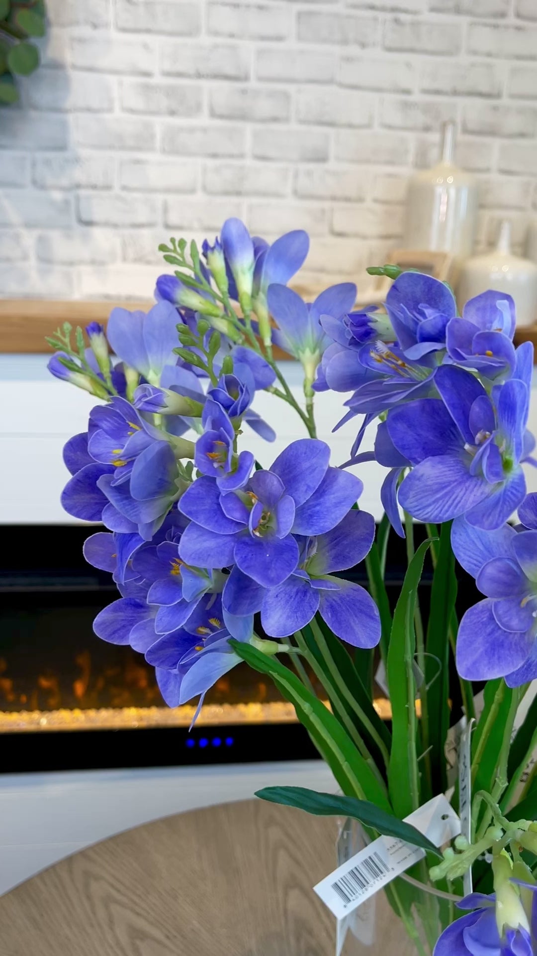 Real Touch Lavender Freesia Spray