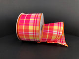 2.5" Toni Plaid Ribbon Bolt