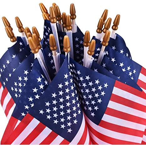 Patriotic Flag Stake Large