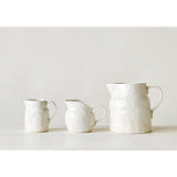 Large Stoneware Vintage Pitcher