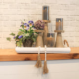 White Natural Bead Garland- 2 Colors