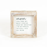 Mom Wood Gift Sign