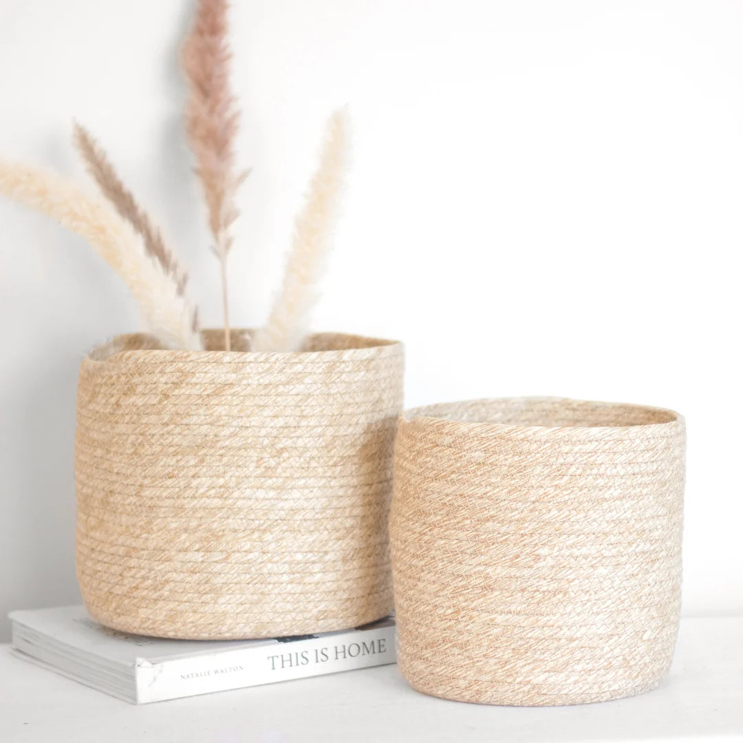 Corn Straw Basket - 2 Sizes