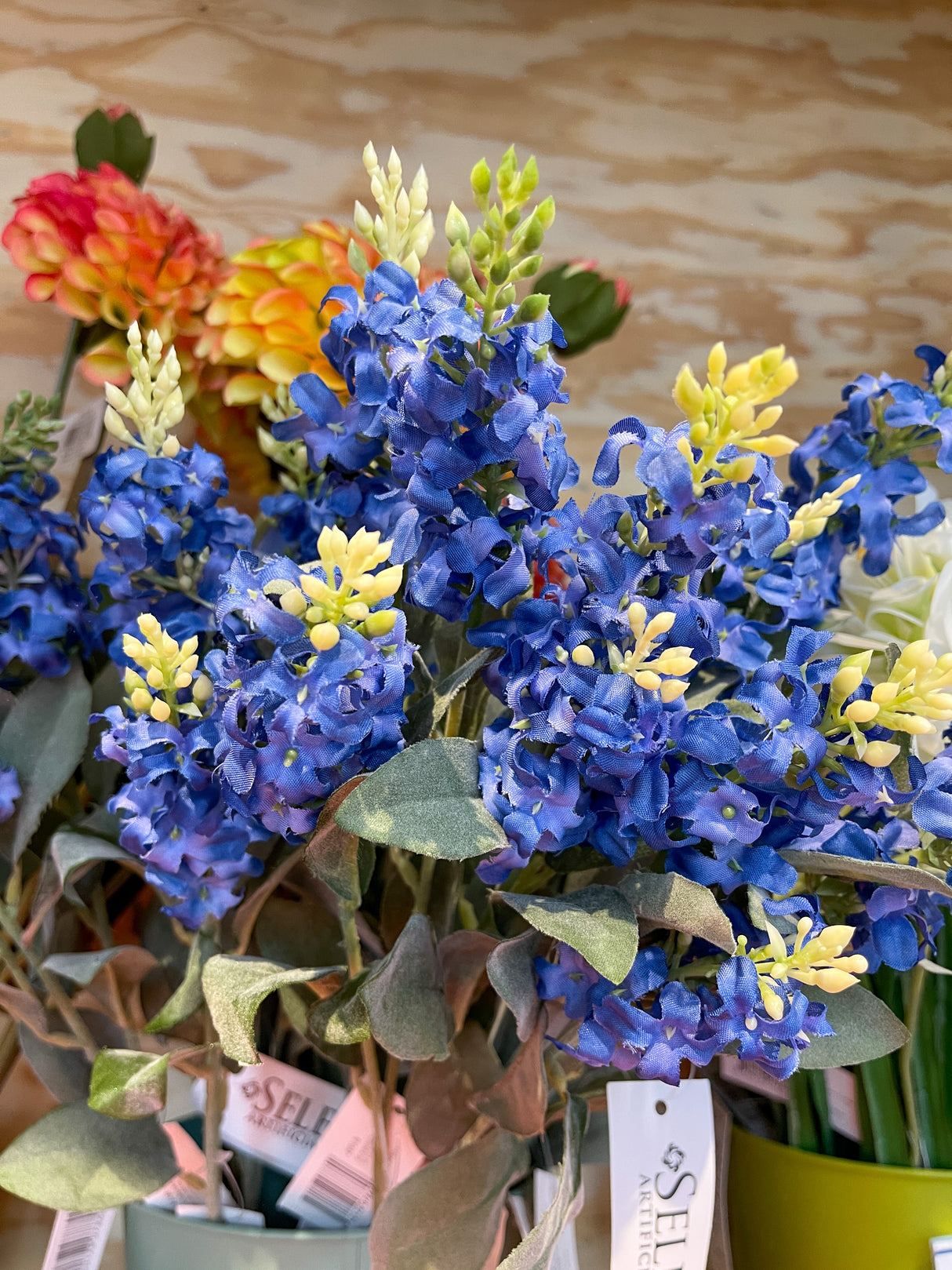 Royal Blue Bonnet Spray